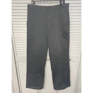 Express gray dress chino pants straight leg men's size 36W